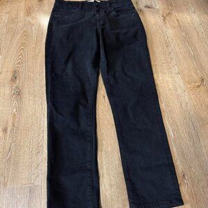 Slvrlake Black Lou Lou Straight Leg Jeans Size 28